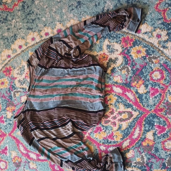 American Eagle Boho Striped Crop top S - Picture 5 of 5